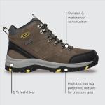 Skechers Men's Khaki Hiking Boot, Size 13 Wide