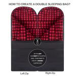 HiZYNICE Zero Degree Winter Camping Sleeping Bag, Black