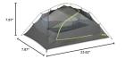 Nemo Ultralight Backpacking Tent, Birch Bud/Goodnight Gray, 2-Person