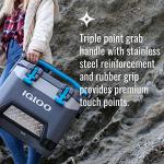 Igloo BMX 25qt Cooler - Carbonite Gray/Blue/Black