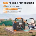 GRECELL Portable Power Station 300W - Perfect for Camping