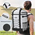 ZAKEEP Multifunctional Leakproof Cooler Backpack, 36 Can Capacity