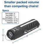 Big Agnes Skyline UL Black Backpacking Chair, Lightweight