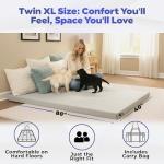 Memory Foam Camping Mattress Pad - CertiPUR-US Certified