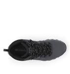 Columbia Men's Waterproof Hiking Boot, High-Traction Grip, Shark/Black