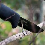 Morakniv Bushcraft Survival BlackBlade Knife: Carbon Steel Blade