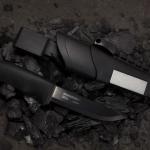 Morakniv Bushcraft Survival BlackBlade Knife: Carbon Steel Blade