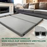 Willpo Memory Foam Camping Mattress Lightweight, Waterproof Gray