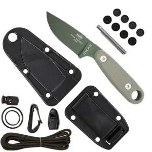 ESEE Izula II Fixed Blade Knife with Survival Kit