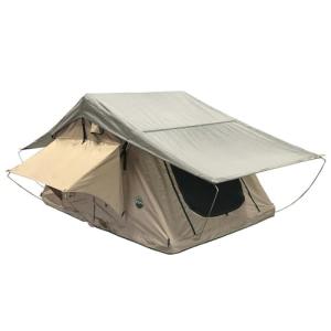 3 Person Roof Top Tent with Tan & Green