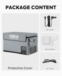 ICECO VL60 Dual Zone Portable Refrigerator, 60L, Platinum
