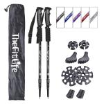 TheFitLife Ultralight Folding Trekking Poles, 2-Pack