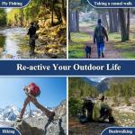 TheFitLife Ultralight Folding Trekking Poles, 2-Pack