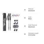 TheFitLife Ultralight Folding Trekking Poles, 2-Pack