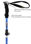 ALAFEN Aluminum Ultralight Travel Trekking Hiking Pole Blue