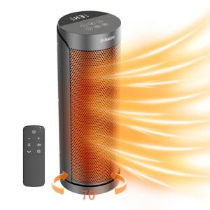 Oscillating Portable Space Heater with Remote Control