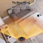 Oscillating Portable Space Heater with Remote Control