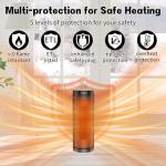 Oscillating Portable Space Heater with Remote Control