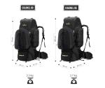 Colonel 95L Internal Frame Rucksack + Day Pack