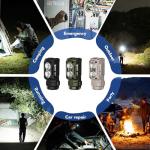 WUBEN E7 1800 Lumen Rechargeable Mini Flashlight with Magnet - Super Bright 6 Modes EDC Flashlight, Typ-C Rechargeable LED; IPX8 Pocket Flashlight for Headlamp Use, Rescue, Camping