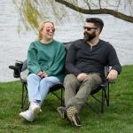 TIMBER RIDGE 2 Person Double Foldable Camping Loveseat