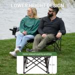 TIMBER RIDGE 2 Person Double Foldable Camping Loveseat