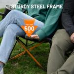 TIMBER RIDGE 2 Person Double Foldable Camping Loveseat