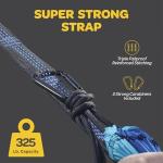 Navy Lightweight Nylon Camping Hammock Chair with Tree Straps