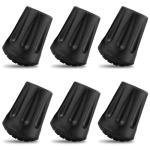 6 Pcs Rubber Hiking Pole Tips for Walking
