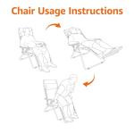 Textilene Adjustable Zero Gravity Camping Lounge Chair - Beige