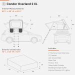 Roofnest Condor Overland 2 XL Hard-Shell Roof Tent