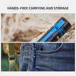 Compact Rechargeable EDC Pocket Flashlight for Camping & Hiking