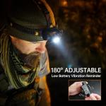 Wurkkos HD50 4000 Lumens Headlamp Rechargeable, Super Bright Powerful Lightweight Led Head Flashlight with Red Light High CRI, Magnetic Tailcap Headlight for Camping, Hiking, Hunting