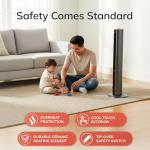 All-Season Tower Fan and Space Heater Combo