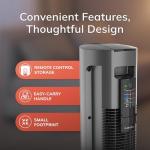 All-Season Tower Fan and Space Heater Combo