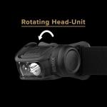 Princeton Tec Remix 450 Lumen Maxbright & Ultrabright White/Red LED Headlamp, IPX4 Water Resistance, Essential for Hiking, Camping, Hunting, Fishing, Running, & Safety Preparedness, Black