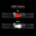 Princeton Tec Remix 450 Lumen Maxbright & Ultrabright White/Red LED Headlamp, IPX4 Water Resistance, Essential for Hiking, Camping, Hunting, Fishing, Running, & Safety Preparedness, Black