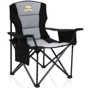 Colegence Oversized Folding Camping Chair - 400 lb Capacity