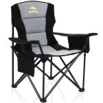 Colegence Oversized Folding Camping Chair - 400 lb Capacity