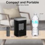 Compact 1500W Rotating Electric Space Heater