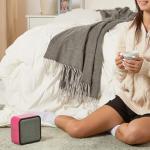 Mini Ceramic Space Heater - 500W, Pink