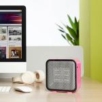 Mini Ceramic Space Heater - 500W, Pink