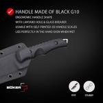 BÖKER PLUS Hermod 2.0 Survival Outdoor Knife, G10