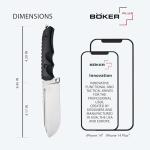 BÖKER PLUS Hermod 2.0 Survival Outdoor Knife, G10