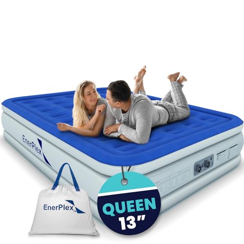 EnerPlex Queen Air Mattress - Double Height Inflatable