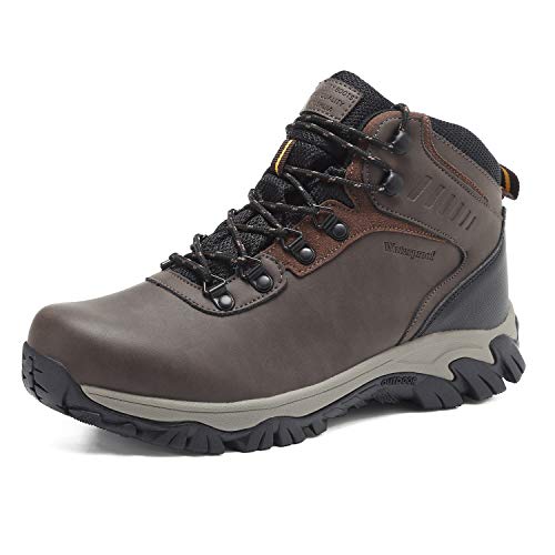 Men's Waterproof Snow Hiking Boots - Dark Brown
