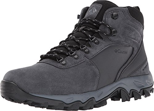 Columbia Men's Waterproof Hiking Boot, High-Traction Grip, Shark/Black