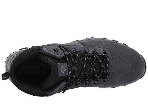 Columbia Men's Waterproof Hiking Boot, High-Traction Grip, Shark/Black