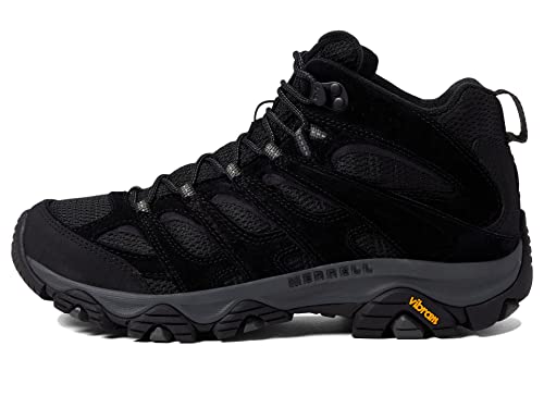 Merrell Moab 3 Mid Hiking Boot, Black Night