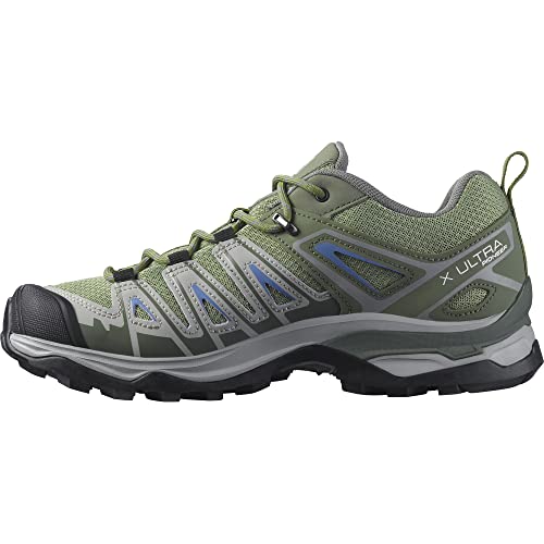 Salomon X Ultra Pioneer AERO Women's Hiking Shoes Green/Grey/Blue